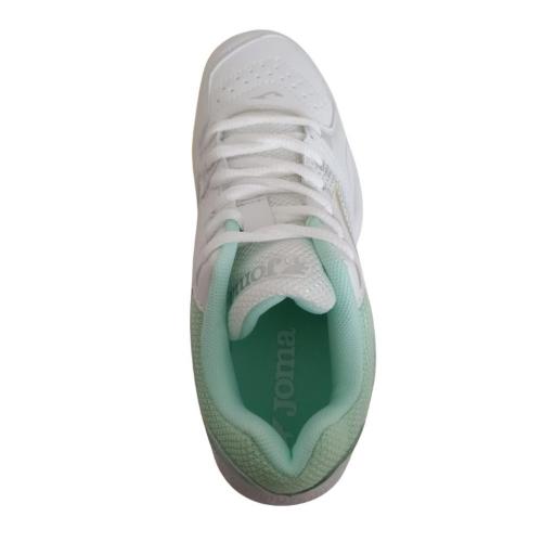 Zapatillas Pádel Niña JOMA Master 1000 JR White Turquoise – Suela DURABILITY y Ventilación VTS [2]