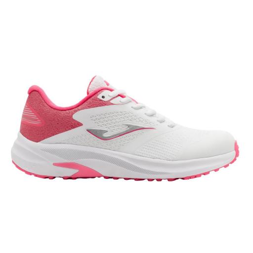 JOMA SPEED JR 2502 Blanco–Fucsia – Zapatillas Running Niña Junior con Mesh Transpirable y Amortiguación [0]