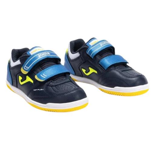 JOMA TOP FLEX JR 2503 Navy blue indoor. Zapatillas fútbol sala Junior.  [1]