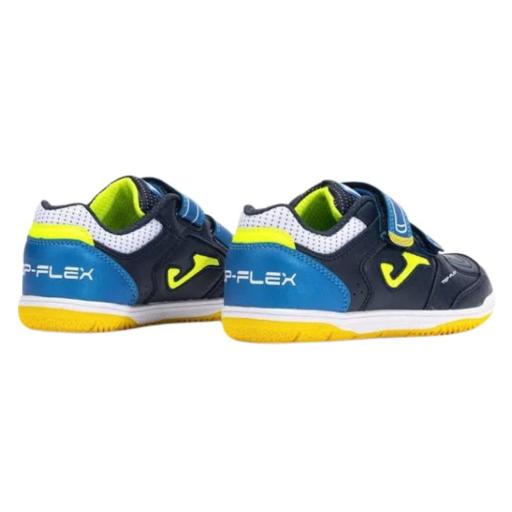 JOMA TOP FLEX JR 2503 Navy blue indoor. Zapatillas fútbol sala Junior.  [2]