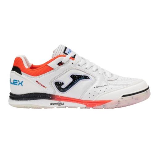 JOMA TOP FLEX REBOUND 2532. White flúor coral. Zapatillas fútbol sala Adulto