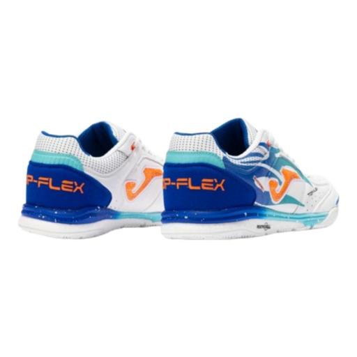 JOMA TOP FLEX REBOUND. White royal. Zapatillas fútbol sala Adulto. [2]