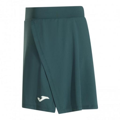 JOMA Torneo Skirt Green 902073.485 – Falda Pádel Mujer con Malla Interior y Tejido Transpirable [2]