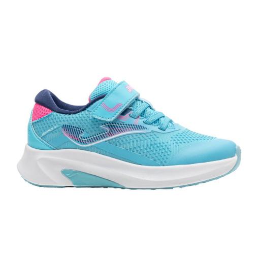 JOMA HISPALIS JR 2605 Blue – Zapatillas Running Niña con Amortiguación, VTS y Suela Durability