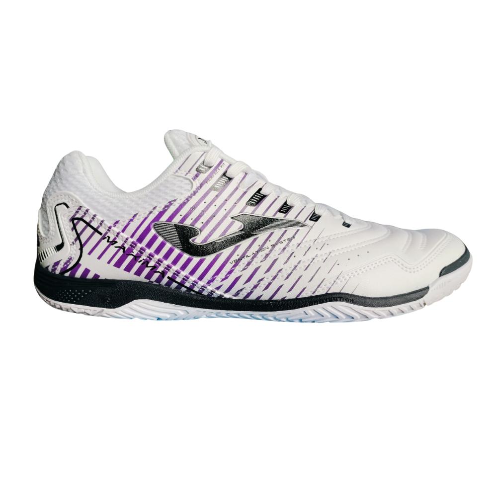 Joma Máxima 2632 White Fuchsia Indoor – Zapatillas Fútbol Sala Adulto Iniciación con Suela DURABILITY