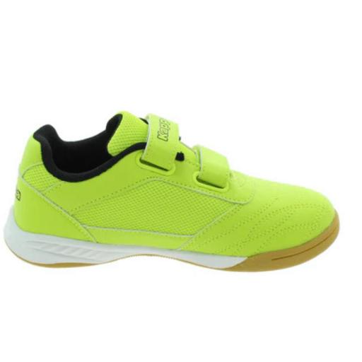 KAPPA LOGO MICK V KID. Green acid. 32268KWA0G. Zapatillas Fútbol sala Unisex. [1]
