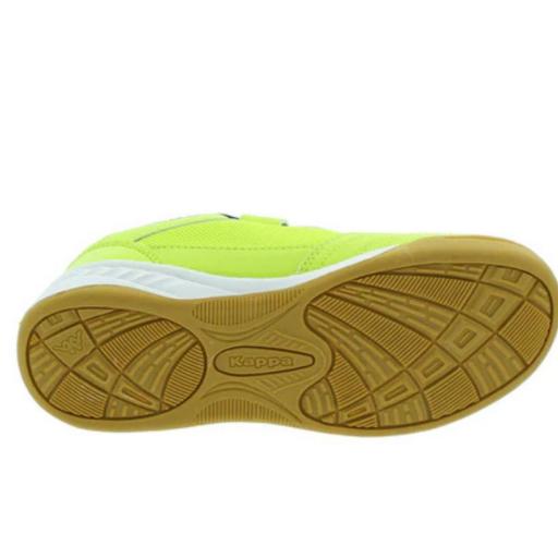 KAPPA LOGO MICK V KID. Green acid. 32268KWA0G. Zapatillas Fútbol sala Unisex. [3]