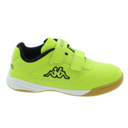 KAPPA LOGO MICK V KID. Green acid. 32268KWA0G. Zapatillas Fútbol sala Unisex. [0]