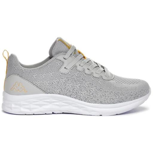 KAPPA LOGO ROSTIEW Grey lt-yellow gold. 341J7XWA0B. Zapatillas deportivas Mujer.