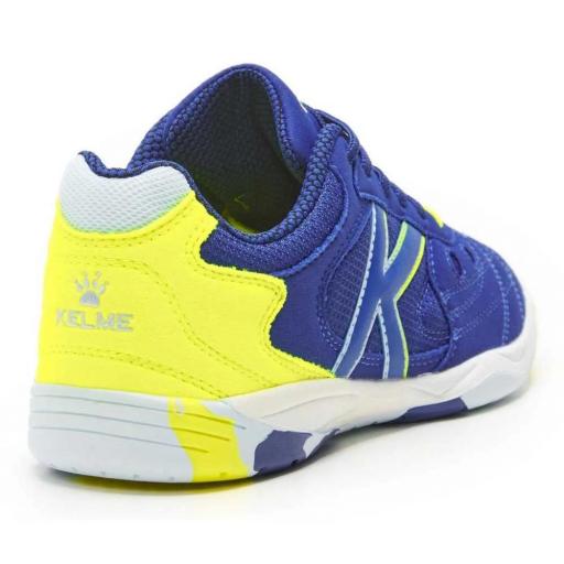 KELME INDOOR COPA 55257. Azul/lima. Zapatillas Fútbol sala Adulto [2]