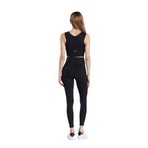 DITCHIL TRACTION LG7070 Negro – Leggings Satinados Mujer con Bolsillo y Cintura Alta [1]