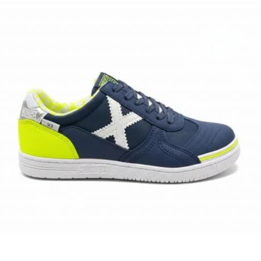 Zapatillas Fútbol Sala Junior MUNICH G-3 KID 459 Indoor – Comodidad, Control y Agarre