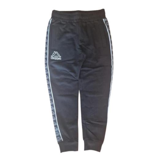 PANTALÓN CHÁNDAL NIÑO KAPPA 341W5IW. Black/white [1]