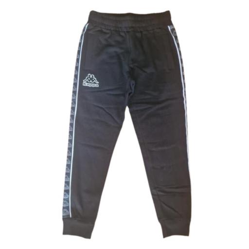 PANTALÓN CHÁNDAL NIÑO KAPPA 341W5IW. Black/white [0]