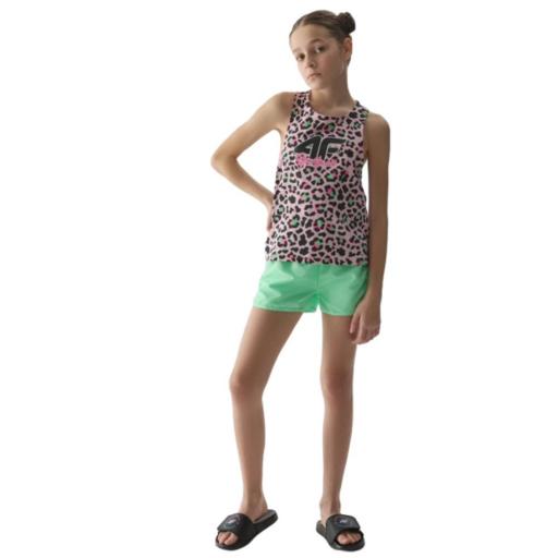 PANTALÓN CORTO NIÑA 4F BEACH SHORTS. Green UBDSF072 [2]