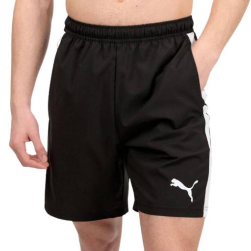 Pantalones cortos pádel PUMA Team Liga. Black 931835 03