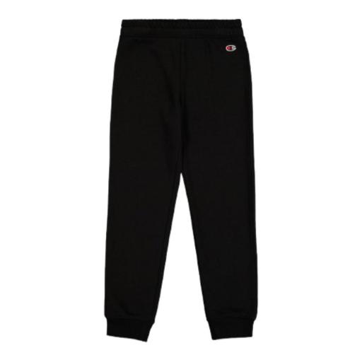 PANTALÓN DE CHÁNDAL NIÑA FELPA CHAMPION NEGRO. 405037 NBK