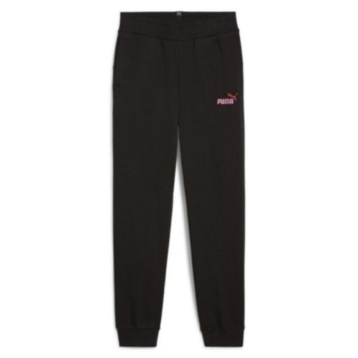 PANTALÓN DE CHÁNDAL NIÑA PUMA ESSENTIALS+ logo. Black 627922 01 [2]