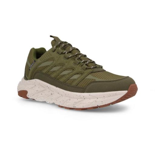 PAREDES INSUA LT25587 Kaki – Zapatillas Trekking Hombre con Membrana PARETEX, Suela EVA + TPR y Corte Textil Reforzado [1]