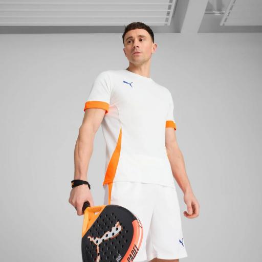 PUMA INDIVIDUAL PÁDEL 660172 30. White. Camiseta Pádel Hombre. [3]