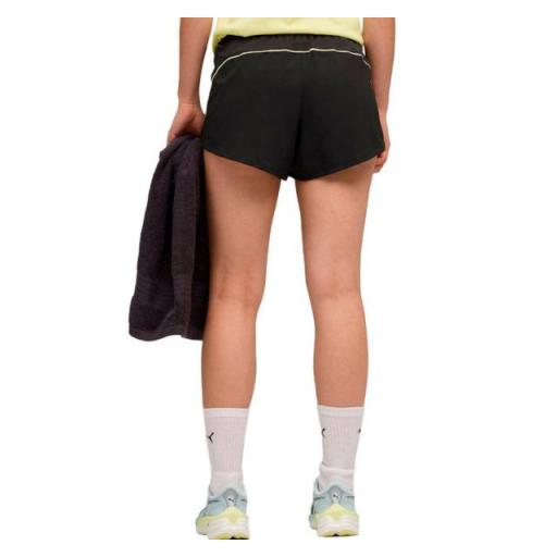PUMA Run Velocity 3 526585 99 Black–Gold Moon – Pantalón Corto Running Mujer con Tecnología dryCELL [1]
