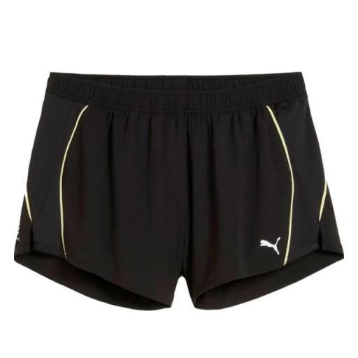 PUMA Run Velocity 3 526585 99 Black–Gold Moon – Pantalón Corto Running Mujer con Tecnología dryCELL [3]