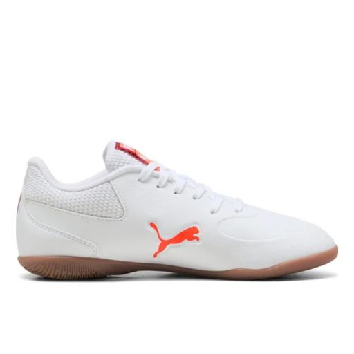 PUMA TRUCO III Jr. 107980 04 Blanco. Zapatillas fútbol sala jr [1]