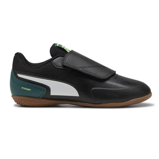 PUMA TRUCO III V Jr Black-green 108575 02. Zapatillas Fútbol Sala Junior.