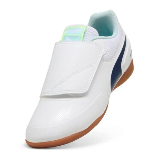 PUMA TRUCO III V Jr White-aqua 108575 01. Zapatillas Fútbol Sala Junior. [2]