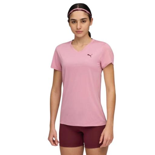 PUMA W TAD ESSENTIAL VNECK. 525890 65. Camiseta técnica para mujer.  [0]
