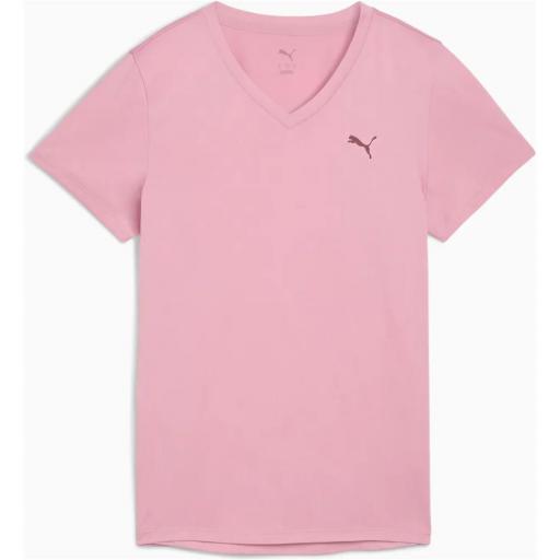 PUMA W TAD ESSENTIAL VNECK. 525890 65. Camiseta técnica para mujer.  [2]