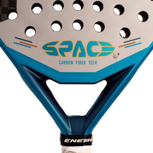 Pala Pádel Enebe Space 2.0 Space Blue – Carbono 12K con Goma Black EVA Profesional [3]