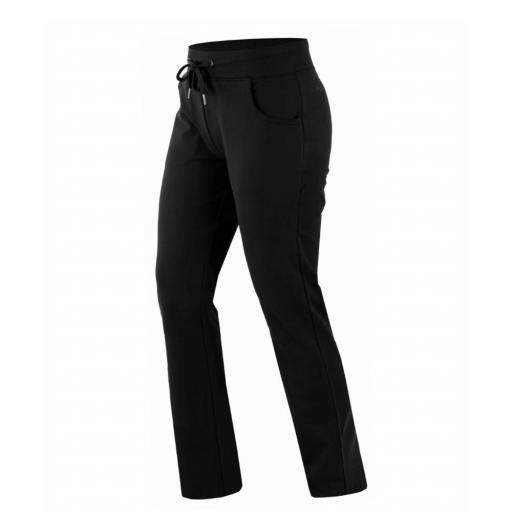 Pantalón Chándal Felpa Recto mujer N&S MARES. Negro [1]