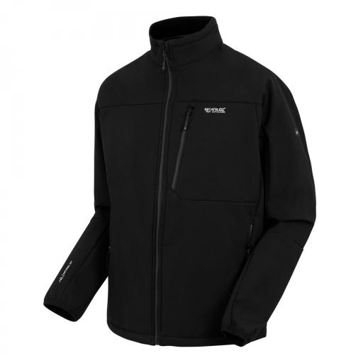Chaqueta softshell para hombre REGATTA MOUNTDALE color negro RML282 [2]