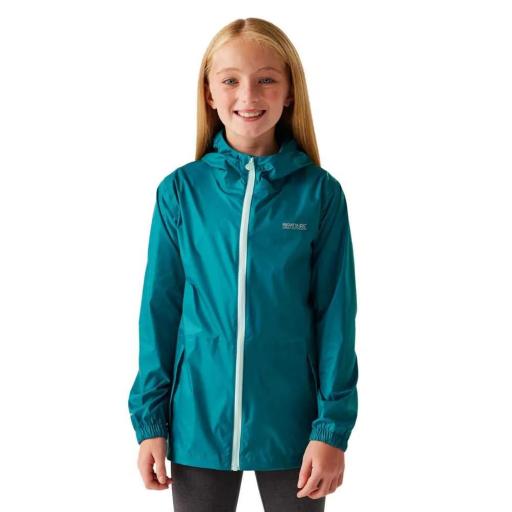 Chubasquero Niño/a Regatta Pack-It III –RKW213.  Chaqueta Impermeable Isotex 5000 Plegable y Transpirable [0]