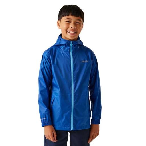 Chubasquero Niño/a Regatta Pack-It III –RKW213.  Chaqueta Impermeable Isotex 5000 Plegable y Transpirable [0]
