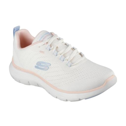 SKECHERS FLEX APPEAL 5.0. Natural/multi. 150201. Zapatillas Deportivas Mujer.  [2]