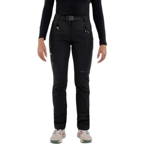 SPHERE PRO ESTIBALIZ 7125052 Mujer – Pantalón de Trekking Perchado Negro Sangría [0]