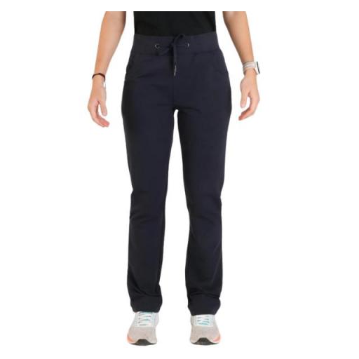 SPHERE PRO MARES 5600071 Azul Marino– Pantalón Chándal Mujer Perchado, Algodón Elástico y Cintura Ajustable