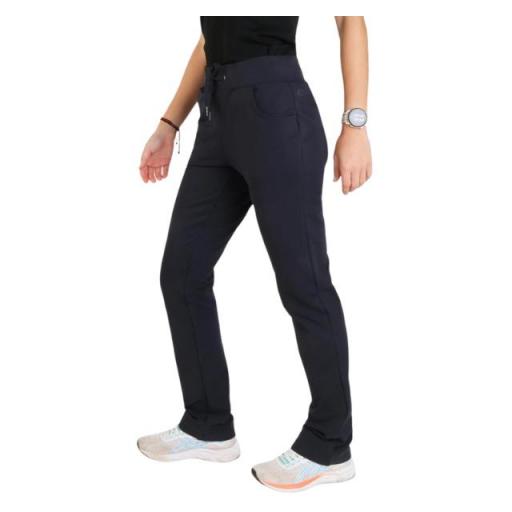 SPHERE PRO MARES 5600071 Azul Marino– Pantalón Chándal Mujer Perchado, Algodón Elástico y Cintura Ajustable [1]