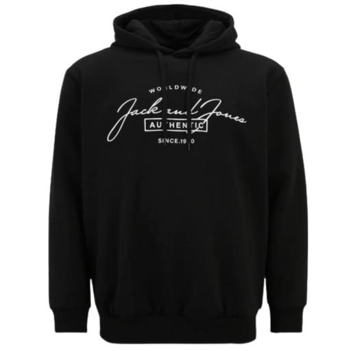 SUDADERA CAPUCHA HOMBRE JACK&JONES JJFERRIS. Negro 12256838 [0]