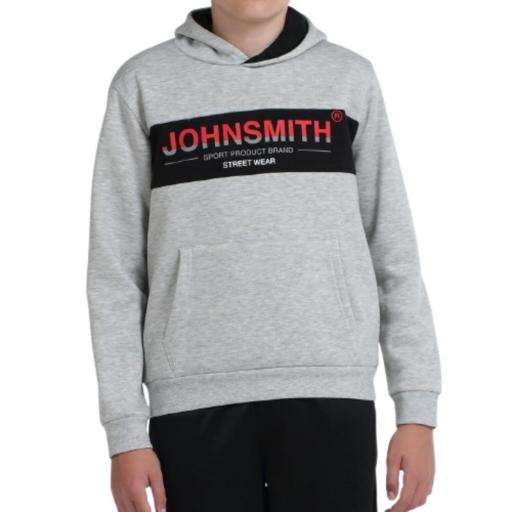 SUDADERA FELPA NIÑO JOHN SMITH BUNA. Gris Vigoré