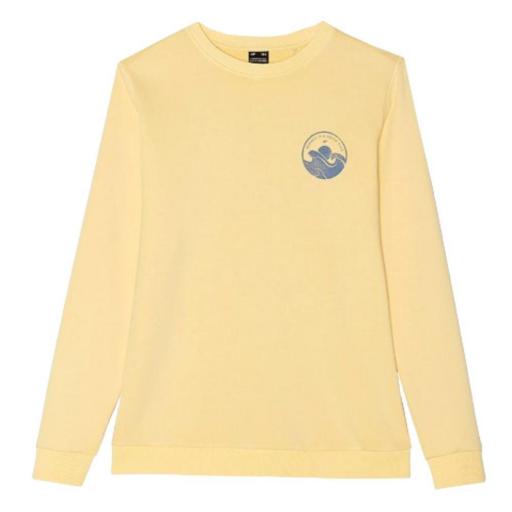 SUDADERA SIN CAPUCHA PARA NIÑO 4F TSWSM0936 - AMARILLO [2]