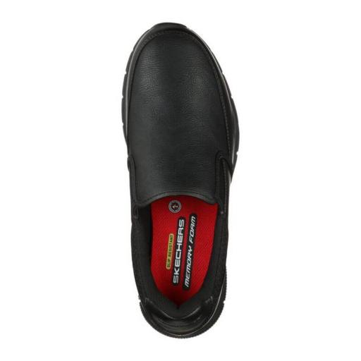 ZAPATILLAS SKECHERS Work Relaxed Fit Nampa. Black 77157EX/BLK [2]