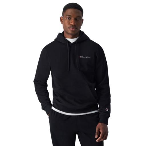 Sudadera Capucha Felpa Hombre CHAMPION 220258 KK001. Negro