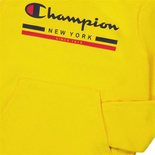 Sudadera Capucha Niño CHAMPION 306837 YS079. Amarillo [2]