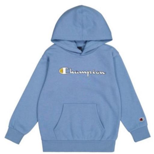 Sudadera Capucha con Gráfico Niño CHAMPION "Teal Blue" 306908.