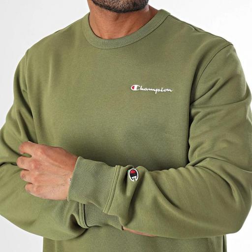 Sudadera Cuello redondo Hombre CHAMPION 220259 GS573 Verde. [1]