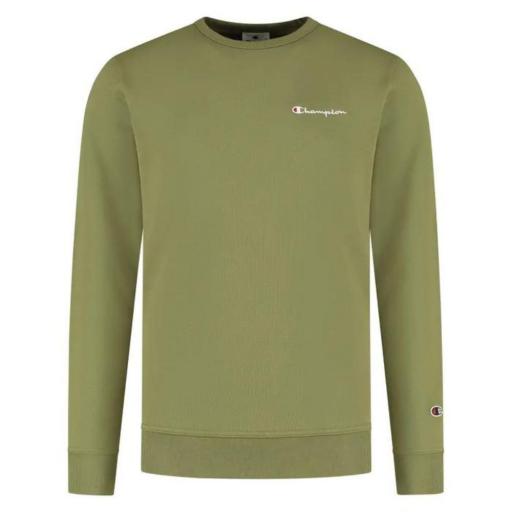 Sudadera Cuello redondo Hombre CHAMPION 220259 GS573 Verde. [3]