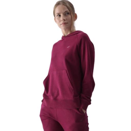 Sudadera con capucha para mujer 4F TSWSF1468. Violeta [0]